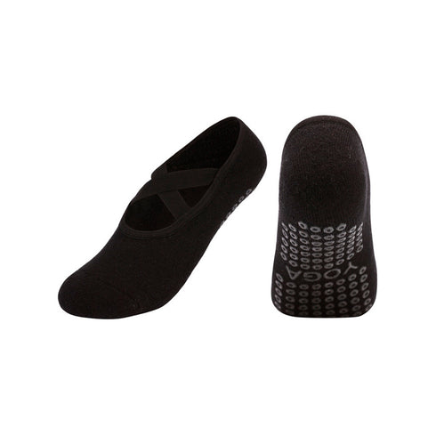 Κάλτσες Yoga / Pilates Βαμβακερές Με Πετσετέ Εσωτερικό Πατούσας Και Αντιολισθητική Ιδιότητα