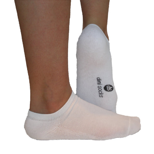 Dimi Socken Sosonia mit Pechetette Patousa WEISS (95 % Baumwolle)