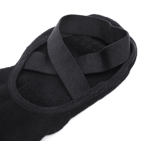 3er-Pack Yoga-/Pilates-Baumwollsocken mit Handtuchfutter und Anti-Rutsch-Eigenschaft