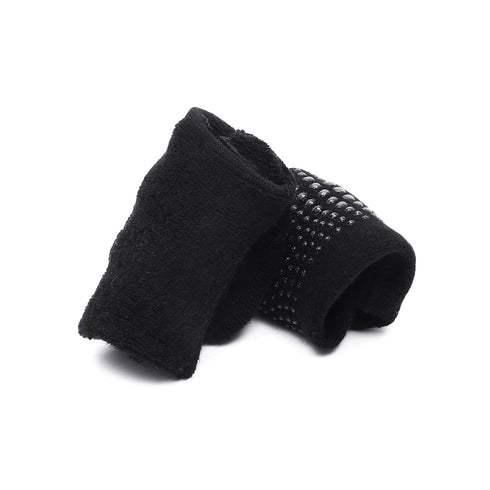 3er-Pack Yoga-/Pilates-Baumwollsocken mit Handtuchfutter und Anti-Rutsch-Eigenschaft