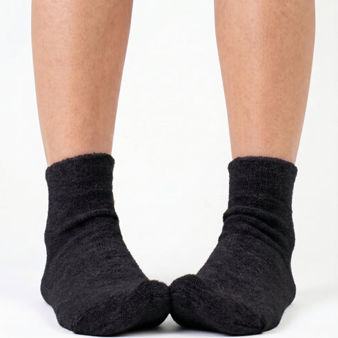 Κάλτσες Dimi Socks Ύπνου Θερμικές merino wool ΜΑΥΡΕΣ