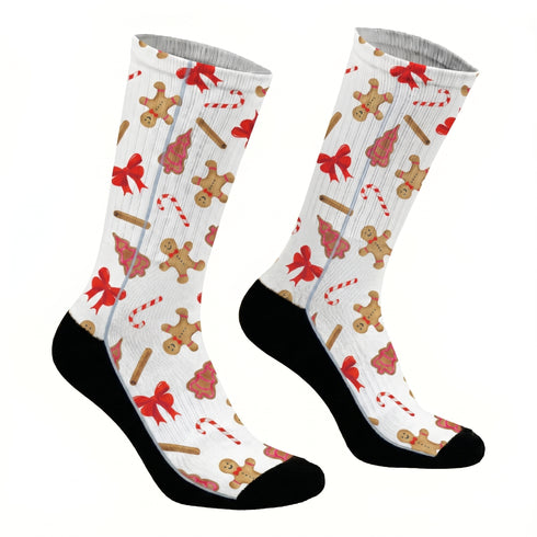 Κάλτσες #doyoudaresocks Digital Printed SuperSport Christmas Bisquits (code 70067)