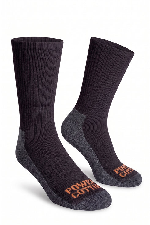 Dimi Socks POWER COTTON® BLACK (95% cotton)