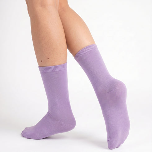 Κάλτσες Dimi Socks Γυναικείες 95% Βαμβακερές Λεπτές ΛΙΛΑ