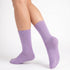 Κάλτσες Dimi Socks Γυναικείες 95% Βαμβακερές Λεπτές ΛΙΛΑ