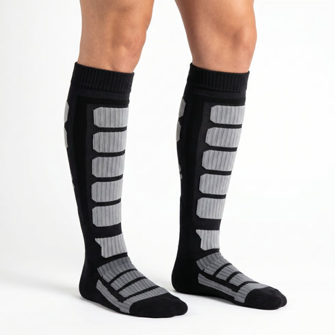 Κάλτσες Dimi Socks Ski-Snowboard Λεπτές θερμικές merino wool ΓΚΡΙ