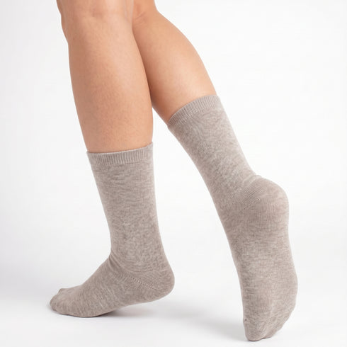 Κάλτσες Dimi Socks Γυναικείες 95% Βαμβακερές Λεπτές ΓΚΡΙ