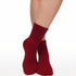 Κάλτσες Dimi Socks με γυριστό λάστιχο (Βαμβάκι 95%) ΜΠΟΡΝΤΟ