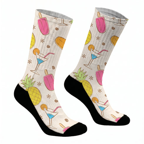 Κάλτσες #doyoudaresocks Digital Printed SuperSport Cocktail (code 70011)