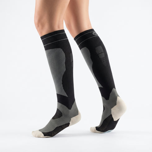 Κάλτσες Dimi Socks διαβαθμισμένης συμπίεσης Xtreme Pro® 1.0 ΜΑΥΡΕΣ