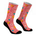 Κάλτσες #doyoudaresocks Digital Printed SuperSport Colorfull Hearts (code 70097)