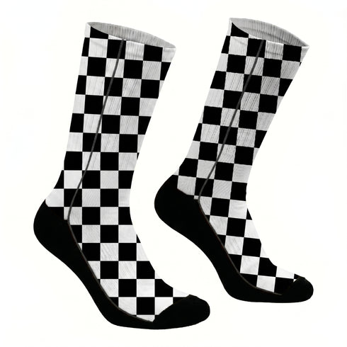 Κάλτσες #doyoudaresocks Digital Printed SuperSport ChessBoard (code 70080)
