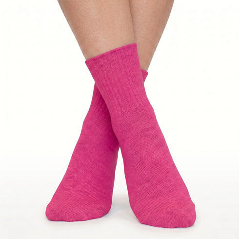 Κάλτσες Dimi Socks με γυριστό λάστιχο (Βαμβάκι 95%) ΦΟΥΞΙΑ