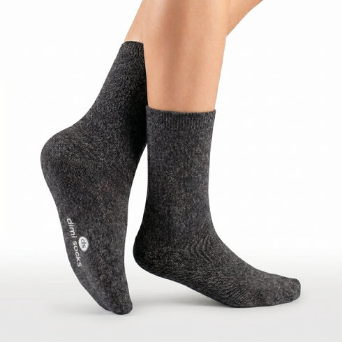 Κάλτσες Dimi Socks πετσετέ εσωτερικό Βαμβακερές 95% ΑΝΘΡΑΚΙ