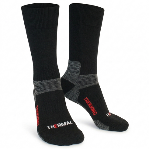 Κάλτσες Dimi Socks Thermal Τεχνικές merino wool ΜΑΥΡΕΣ