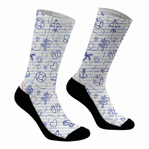 Κάλτσες #doyoudaresocks Digital Printed SuperSport Notepad (code 70038)