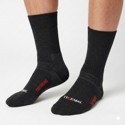 Κάλτσες dimi socks Thermal τεχνικές merino wool ΠΡΟΣΦΟΡΑ 3 ζεύγη Μαύρες