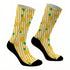 Κάλτσες #doyoudaresocks Digital Printed SuperSport Pineapple (code 70126)