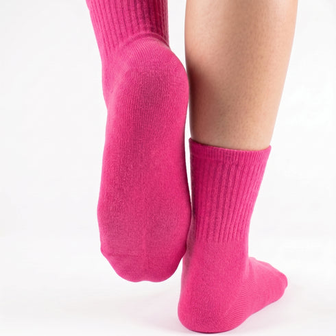 Κάλτσες Dimi Socks Αθλητικές Καθημερινές ΦΟΥΞΙΑ (95% βαμβάκι)