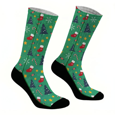 Socks #doyoudaresocks Digital Printed SuperSport Christmas Socks (code 70061)