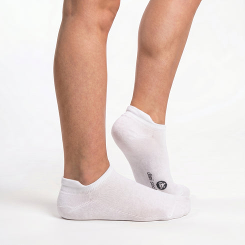 Κάλτσες Dimi Socks σοσόνια με γλωσσάκι 95% βαμβάκι ΛΕΥΚΕΣ