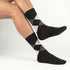 Κάλτσες Dimi Socks Ανδρικές 95% Βαμβακερές καρό ΜΑΥΡΕΣ