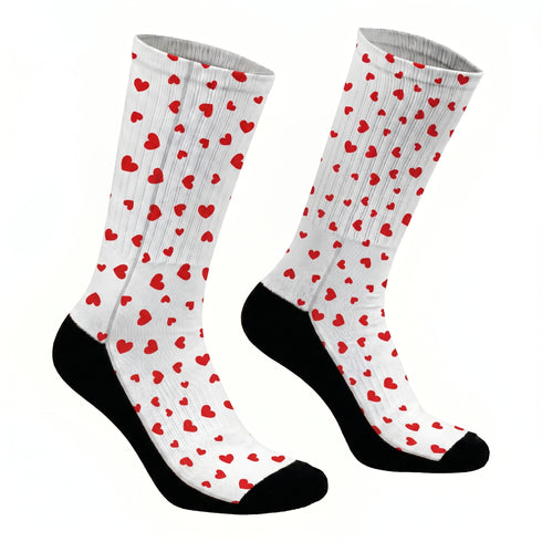 Κάλτσες #doyoudaresocks Digital Printed SuperSport Hearts (code 70051)