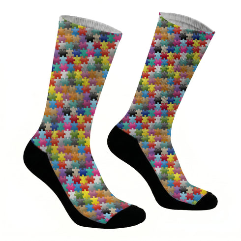 Κάλτσες #doyoudaresocks Digital Printed SuperSport Puzzle (code 70033)