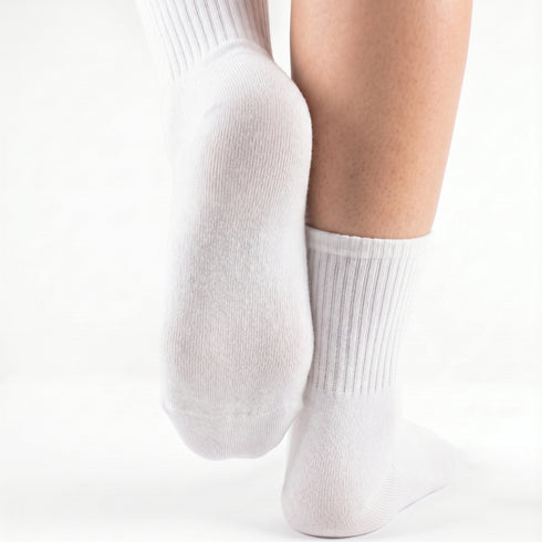 Κάλτσες Dimi Socks Αθλητικές Καθημερινές ΛΕΥΚΕΣ (95% βαμβάκι)