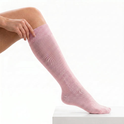 Dimi Socks knee length PINK (95% cotton)