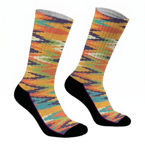 Κάλτσες #doyoudaresocks Digital Printed SuperSport Knitted Colors (code 70142)