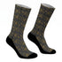 Κάλτσες #doyoudaresocks Digital Printed SuperSport Christmas Gold Flower (code 70062)
