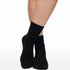 Κάλτσες Dimi Socks με γυριστό λάστιχο (Βαμβάκι 95%) ΜΑΥΡΕΣ