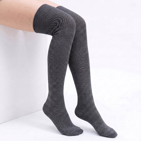 Κάλτσες Dimi Socks πάνω από το γόνατο ΑΝΘΡΑΚΙ (Μαλλί Merino)