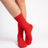 Κάλτσες Dimi Socks Γυναικείες 95% Βαμβακερές Λεπτές ΚΟΚΚΙΝΕΣ