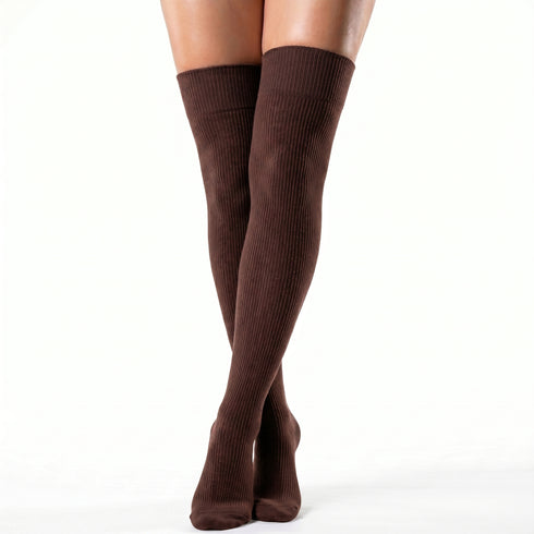 Dimi Socks over the knee BROWN (95% cotton)