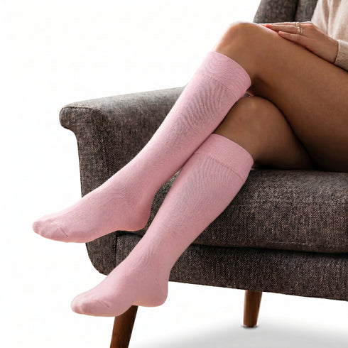 Dimi Socks knee length PINK (95% cotton)