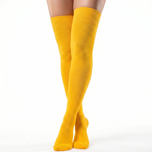 Dimi Socks over the knee YELLOW (95% cotton)