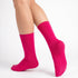 Κάλτσες Dimi Socks Γυναικείες 95% Βαμβακερές Λεπτές ΦΟΥΞΙΑ