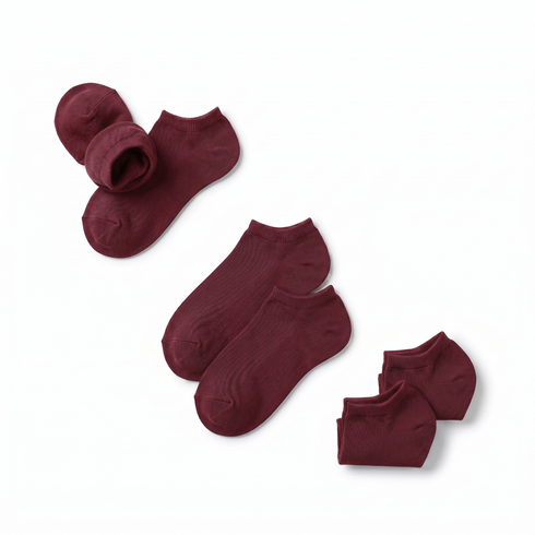 Dimi Socks sehr dünne bordeauxrote Socken (3 Paar)