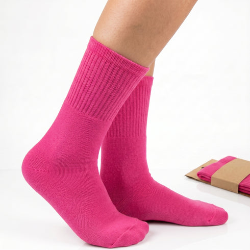 Κάλτσες Dimi socks Αθλητικές (basket,volley,tennis) classic ΦΟΥΞΙΑ