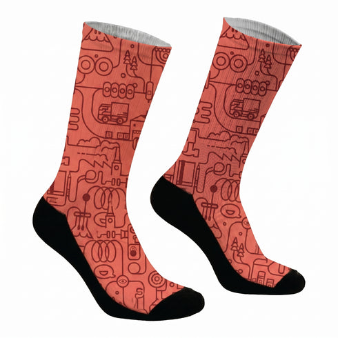 Κάλτσες #doyoudaresocks Digital Printed SuperSport Science (code 70107)