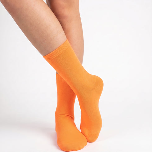 Κάλτσες Dimi Socks Γυναικείες 95% Βαμβακερές Λεπτές ΠΟΡΤΟΚΑΛΙ