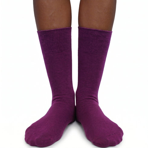 Dimi Socks Medical Without Rubber PURPLE (95 cotton)