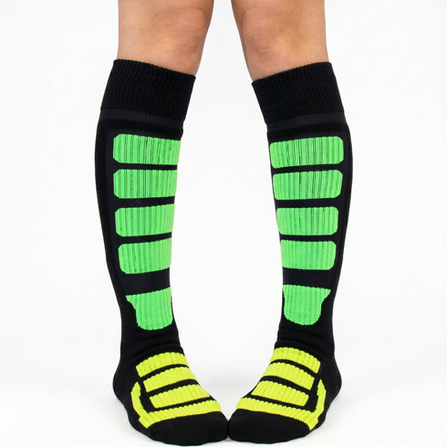 Κάλτσες Dimi Socks Ski-Snowboard Λεπτές θερμικές merino wool ΚΙΤΡΙΝΕΣ ΛΑΧΑΝΙ