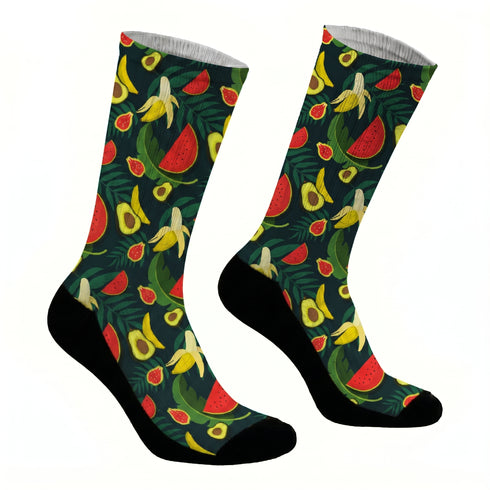 Κάλτσες #doyoudaresocks Digital Printed SuperSport Tropical Fruits (code 70040)