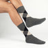 Κάλτσες Dimi Socks Ανδρικές 95% Βαμβακερές καρό ΑΝΘΡΑΚΙ