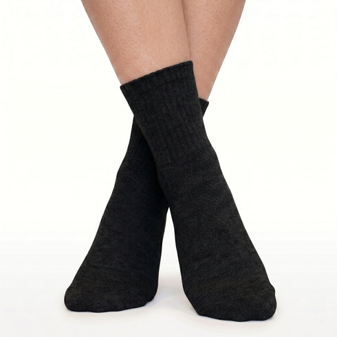 Κάλτσες Dimi Socks με γυριστό λάστιχο (Βαμβάκι 95%) ΜΑΥΡΕΣ