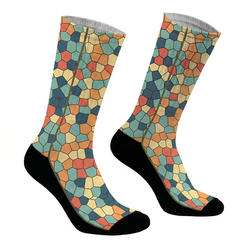 Κάλτσες #doyoudaresocks Digital Printed SuperSport Ψηφιδωτό (code 70163)