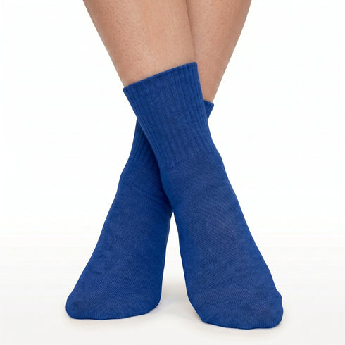 Κάλτσες Dimi Socks με γυριστό λάστιχο (Βαμβάκι 95%) ΜΠΛΕ